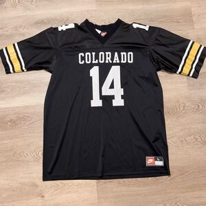 Vintage 90s Oversized University of Colorado Buffaloes Team Nike Football Jersey